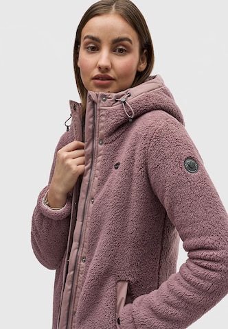 Ragwear Fleece jas 'Cousy' in Lila