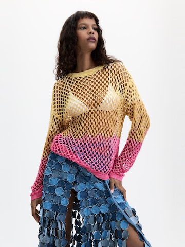 Pull-over Desigual en marron : devant
