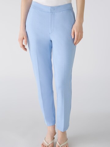 OUI Slim fit Pleated Pants ' FEYLIA ' in Blue