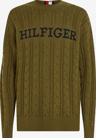 TOMMY HILFIGER Sweater in Green: front