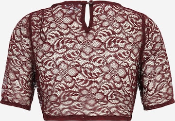 MARJO Klederdracht blouse 'Ina Dalida' in Rood