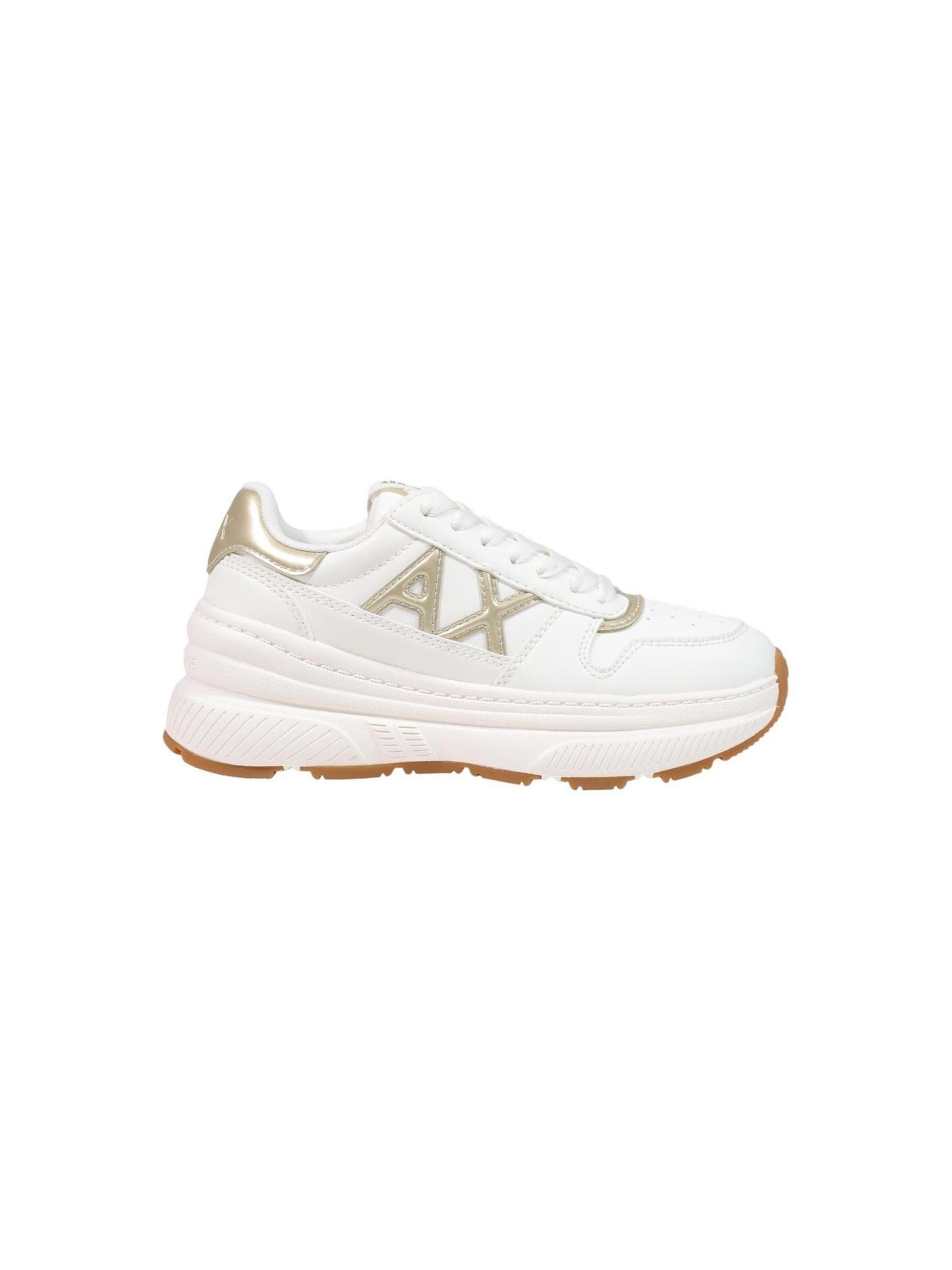 Sneaker bassa 'XW003106 AF27406' di ARMANI EXCHANGE in bianco: frontale