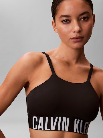 Bustier Hauts de bikini 'Intense Power' Calvin Klein Swimwear en noir