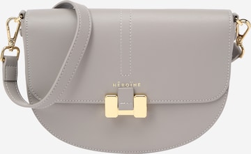 Maison Hēroïne - Bolso de hombro 'Anouk' en gris: frente