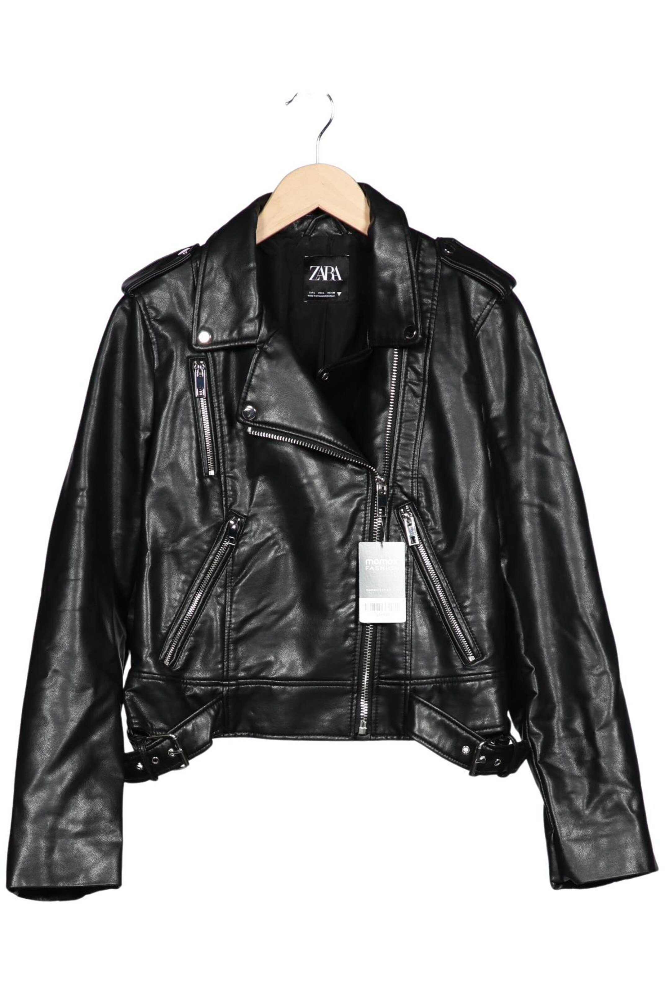 ZARA Jacket & Coat in L in Black: front