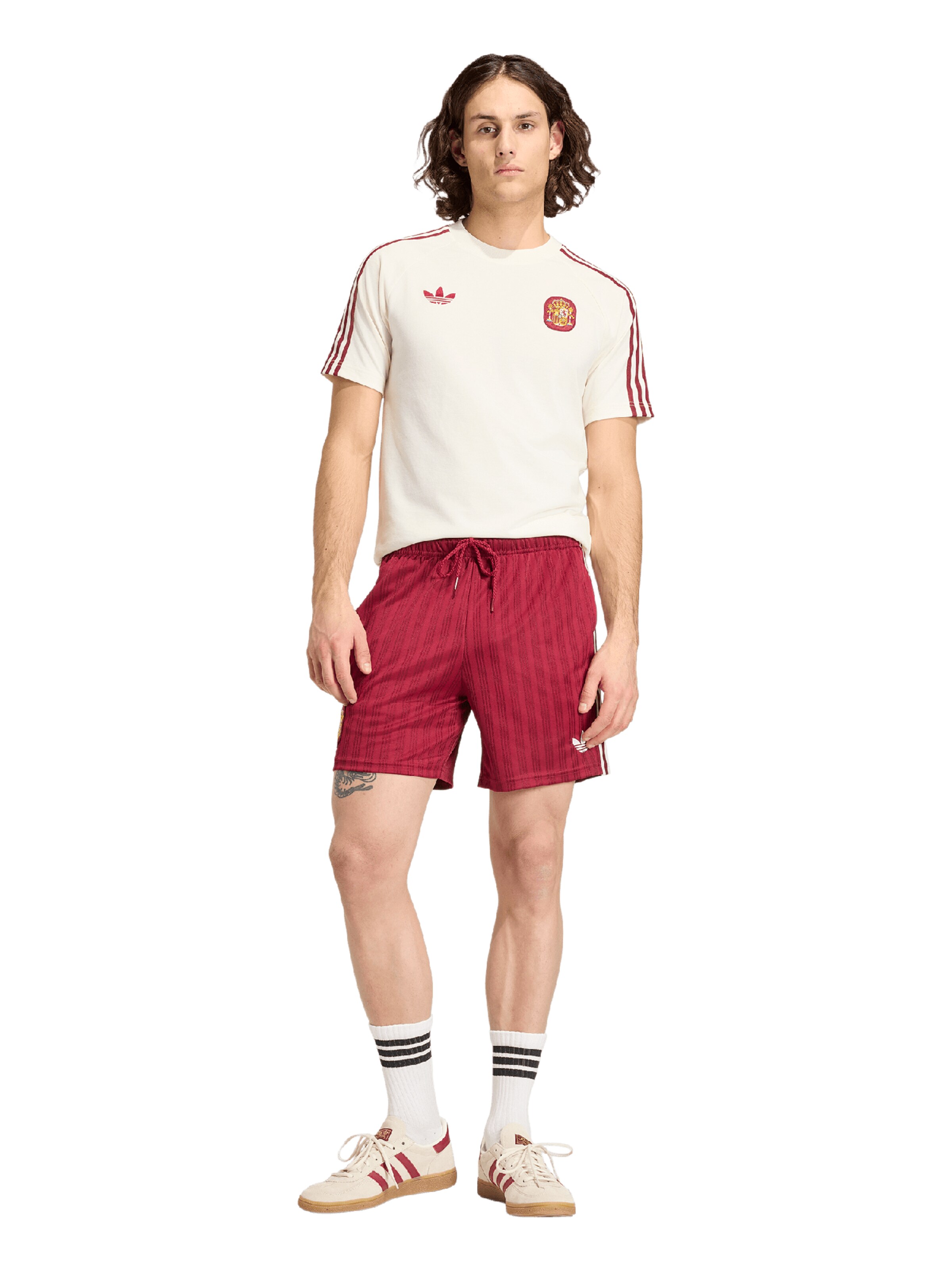 ADIDAS PERFORMANCE Loosefit Sportshorts 'FEF' in Rot