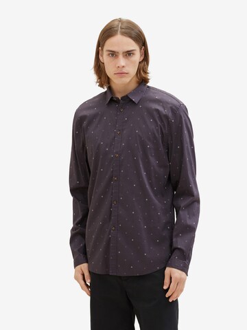 TOM TAILOR DENIM Regular fit Button Up Shirt in Night Blue, Light Blue |  ABOUT YOU