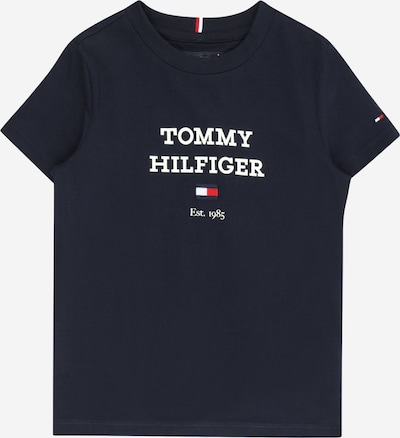 TOMMY HILFIGER T-Shirt in navy / weiß, Produktansicht