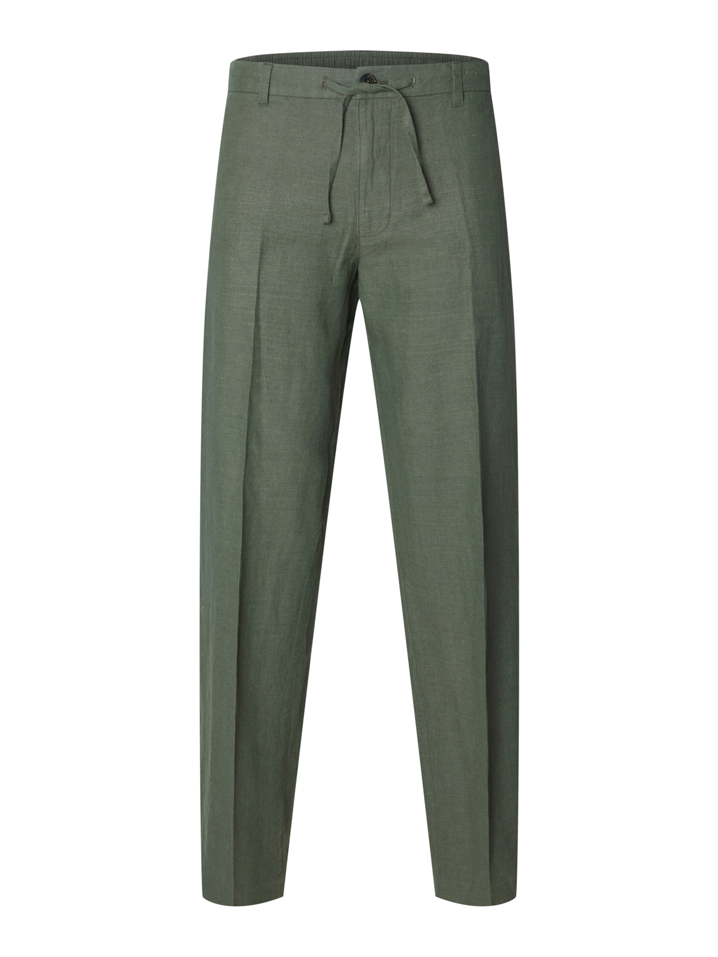 SELECTED Regular Pantalon 'SLH196-OLE' in Groen: voorkant