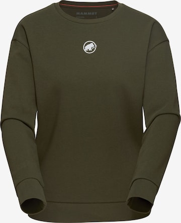 MAMMUT Athletic Sweatshirt in Green: front
