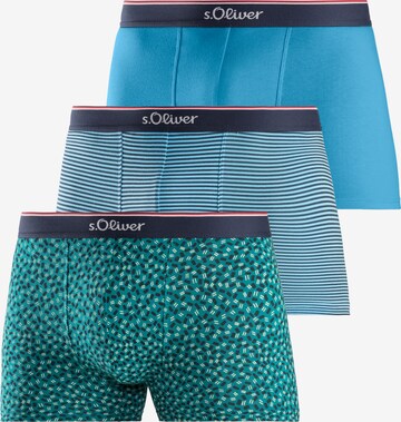 Boxer di s.Oliver in blu: frontale