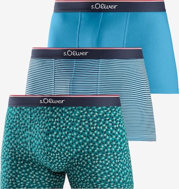 s.Oliver Boxer shorts in Blue: front