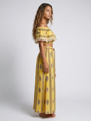 Miss June Blouse 'Caracas' in Geel