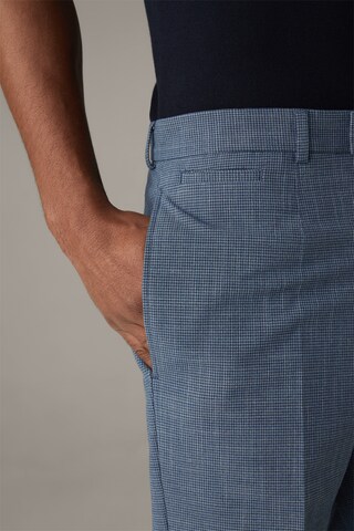 Coupe slim Pantalon à plis 'Kynd' STRELLSON en bleu