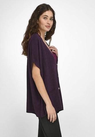 Peter Hahn Knit Cardigan in Purple