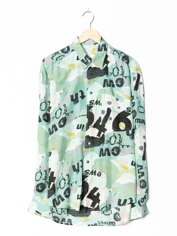 Henry Morell Button Up Shirt in L-XL in Green: front