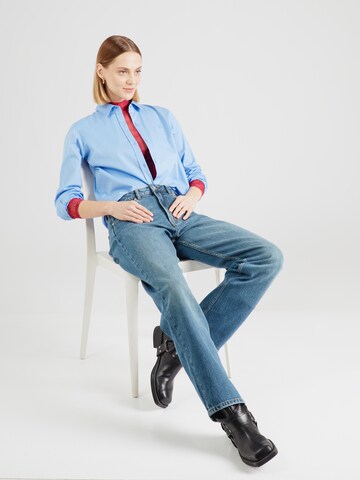 HUGO - Blusa 'Essential' en azul