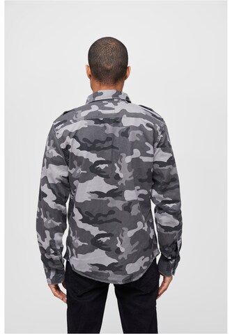 Brandit Regular Fit Hemd in Grau