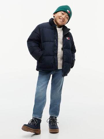 TOMMY HILFIGER Jacke 'NEW ESSENTIAL' in Blau