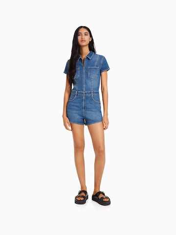 Bershka Jumpsuit in Blue