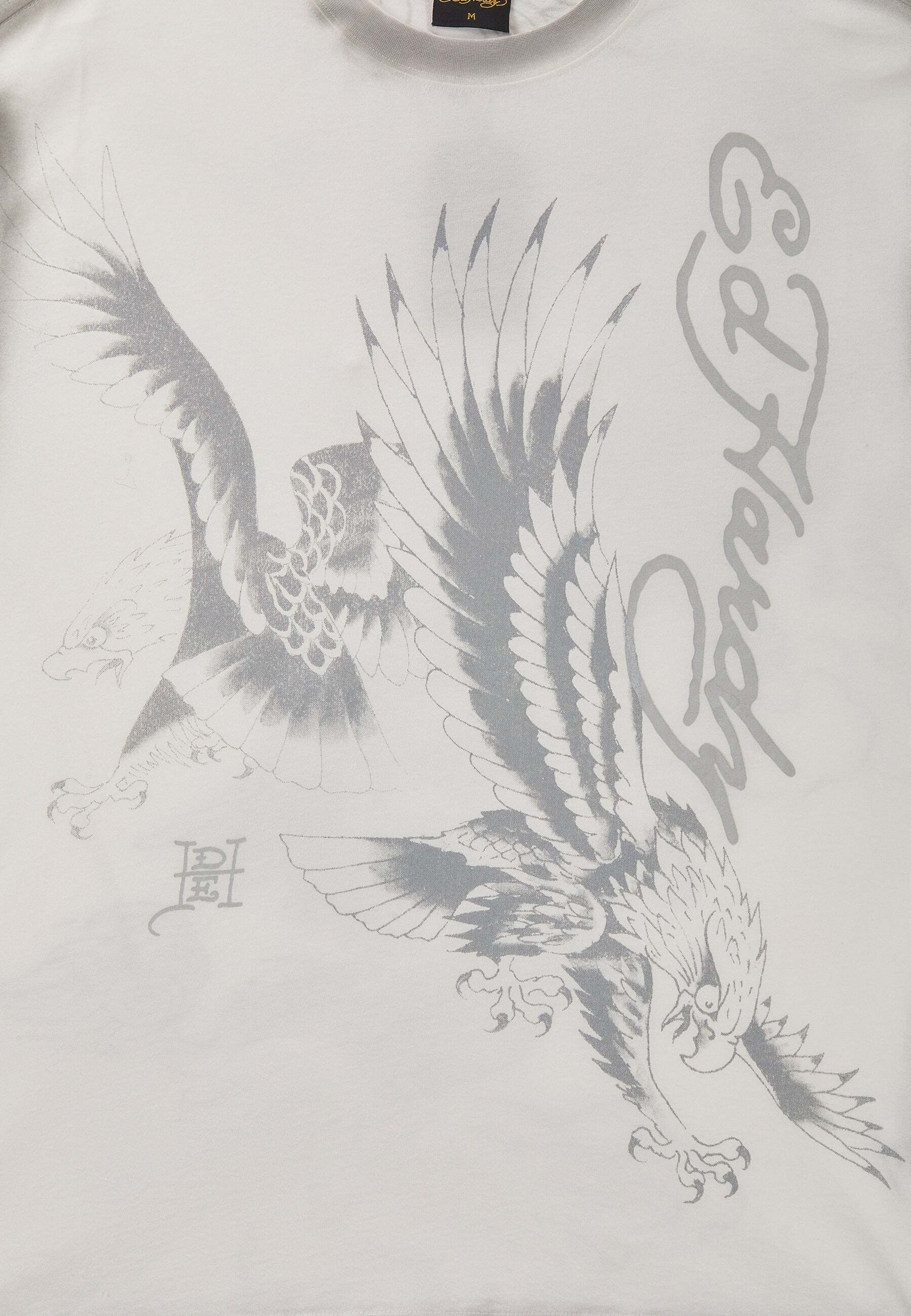 Ed Hardy T-Shirt in Weiß