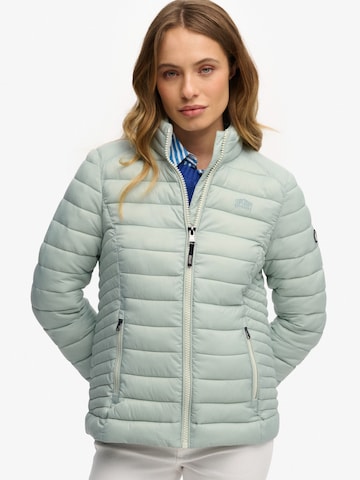 Geacă de primăvară-toamnă de la Superdry pe verde