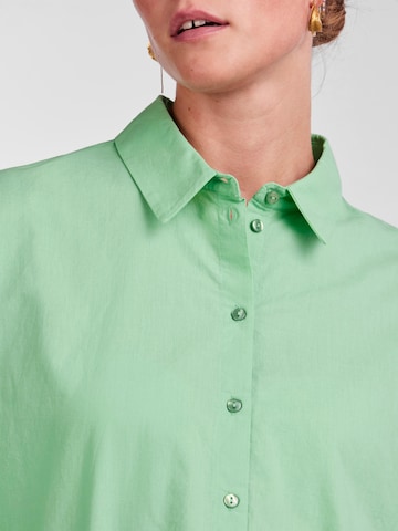 PIECES Blouse 'Tanne' in Green