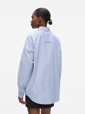 Chemisier Karl Lagerfeld en bleu