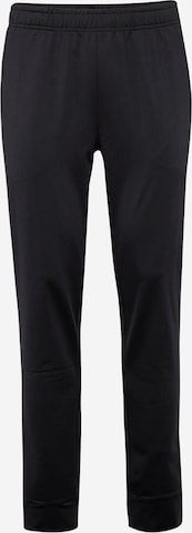 4F Tapered Workout Pants in Black: front