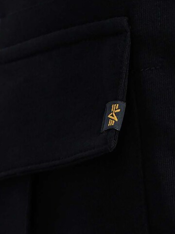 ALPHA INDUSTRIES Regular Hose 'Terry II' in Schwarz