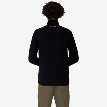 MAMMUT Tapered Athletic Fleece Jacket 'Innominata Light' in Black