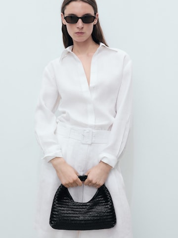 MANGO Blouse 'SAMARI' in White: front