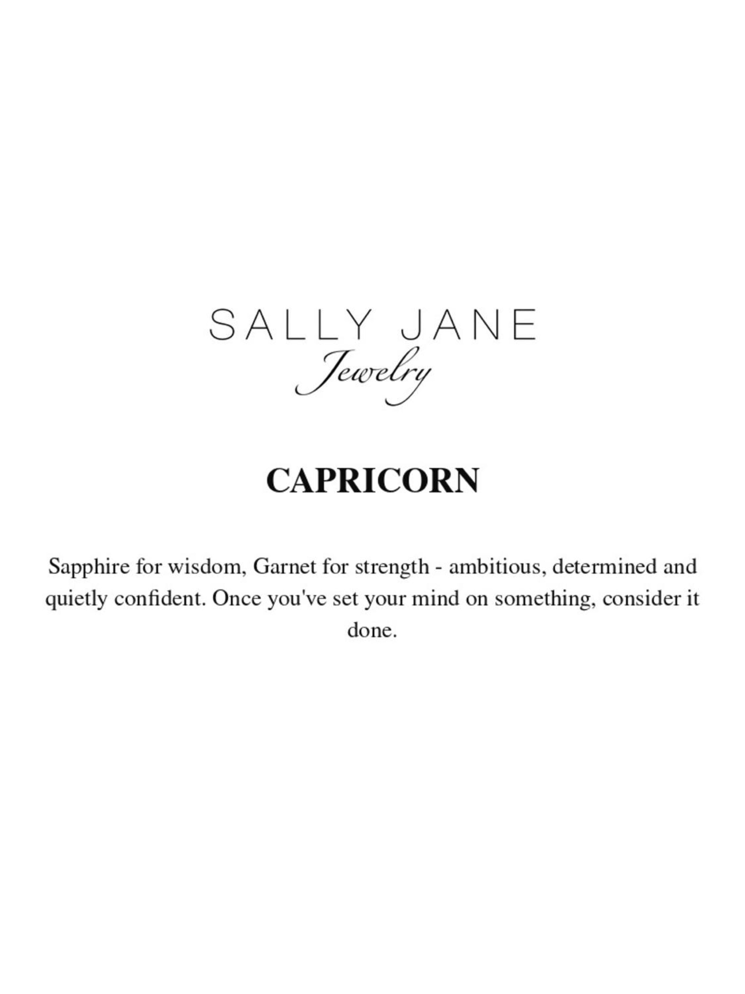 Braccialetto '18k Gold Plated Capricorn | Steenbok Zodiac' di Sally Jane Jewelry in oro