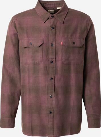 LEVI'S ® Comfort fit Button Up Shirt 'Jackson Worker' in Purple: front