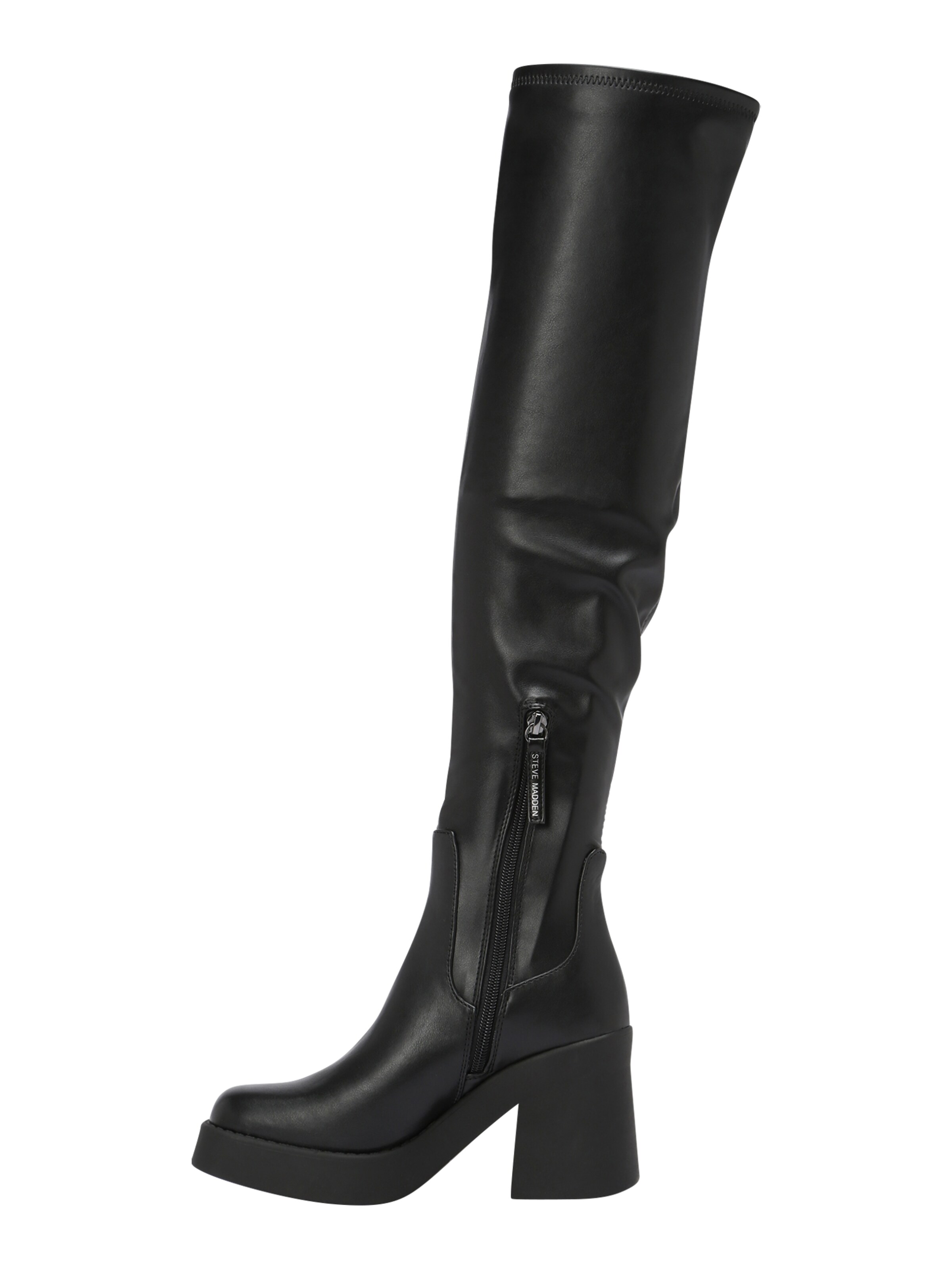 STEVE MADDEN Over the Knee Boots 'Seasons' in Black