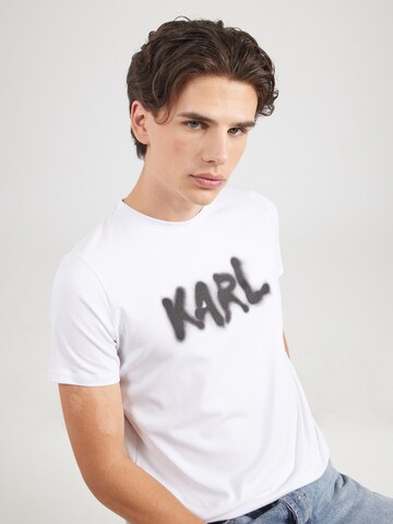 Tricou de la Karl Lagerfeld pe alb