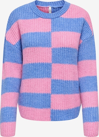 ONLY Пуловер в синьо: отпред