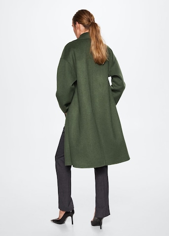 MANGO Between-Seasons Coat 'Picarol' in Green