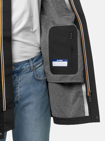 K-Way Kurtka przejściowa 'K-WAY TOMMY BONDED JERSEY GIUBBINO' w kolorze czarny