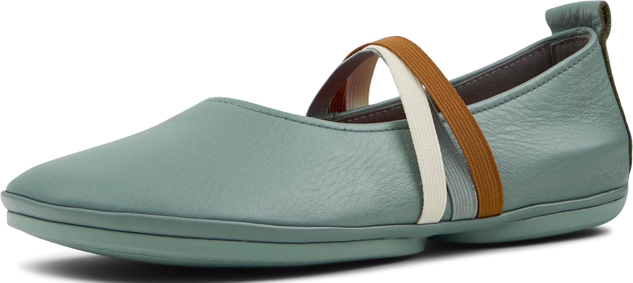 CAMPER Strap ballerina &#x27;Right Nina&#x27; in Green: front