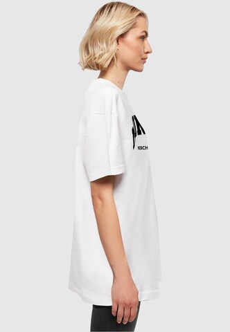 Merchcode Oversized shirt 'Munich Wording' in Wit