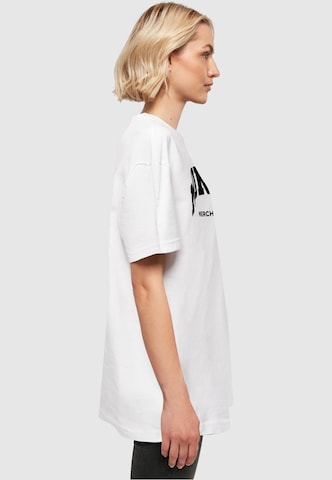 Merchcode Oversized Shirt 'Munich Wording' in White