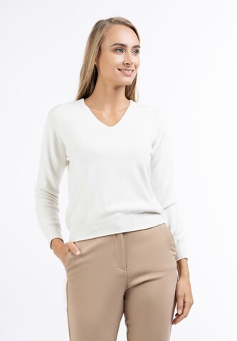 RISA Sweater 'Pryam' in White: front