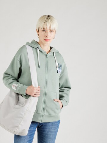 Eight2Nine Zip-Up Hoodie in Green