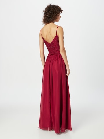 mascara Evening Dress in Red