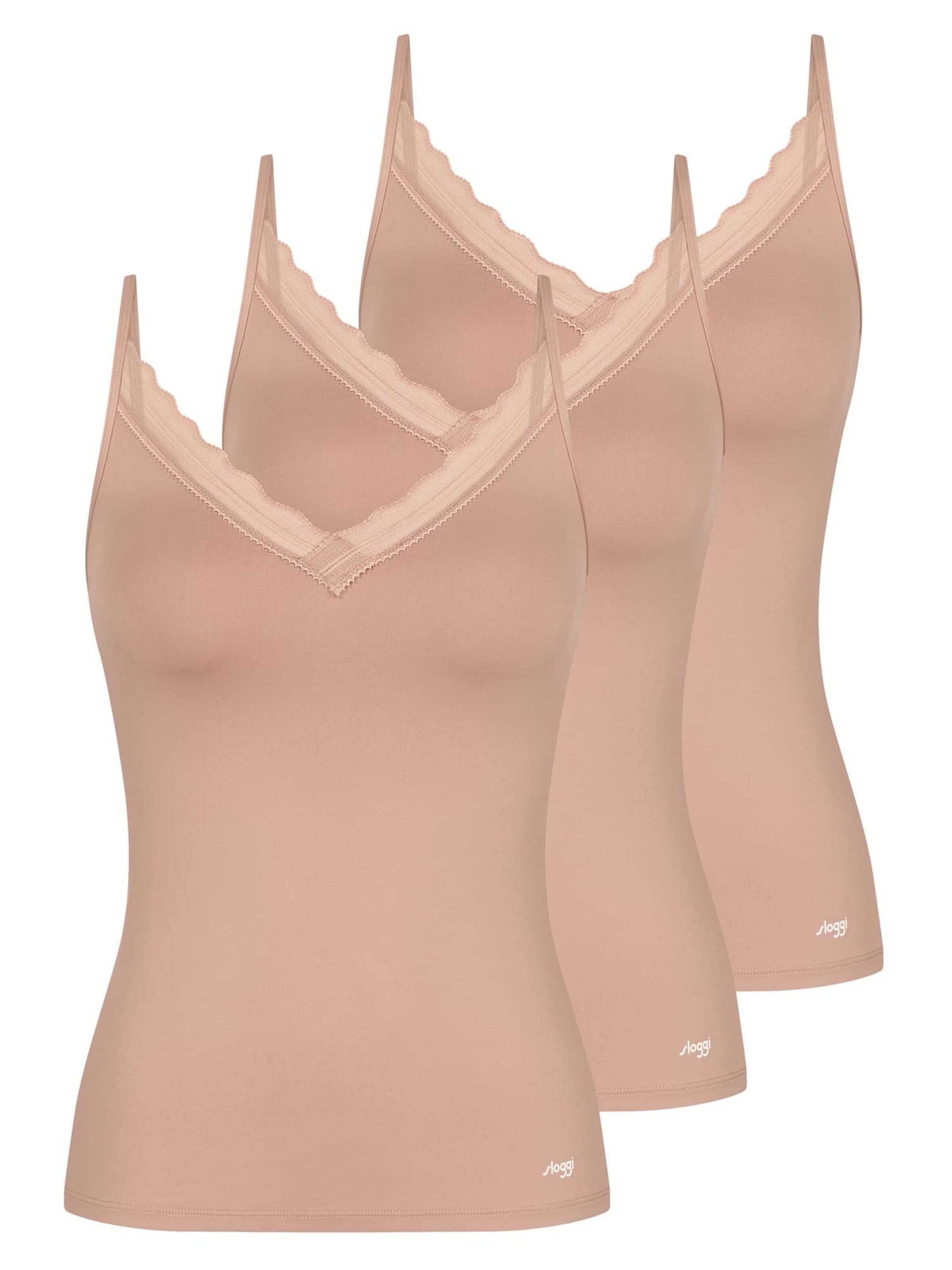 SLOGGI Unterhemd 'Go Blush'‌‌‌‌‌‌ in Beige: Vorderseite