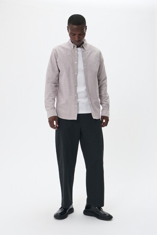 Coupe regular Chemise 'Trostol ' Matinique en marron