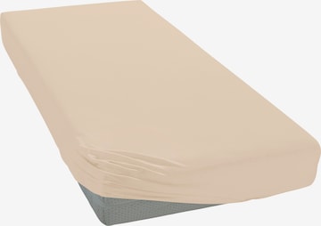 MY HOME Bed Sheet in Beige: front