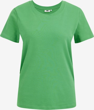 T-shirt WE Fashion en vert : devant