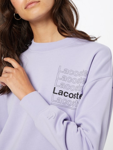 Lacoste LIVE Sweatshirt i lila